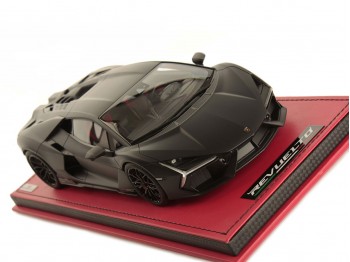 Lamborghini Revuelto MR Collection 1/18 LAMBO058F Nero Nemesis Opaco con vetrina