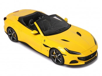 Ferrari Portofino M Spider BBR Models 1/18 P18193F Giallo Modena con vetrina