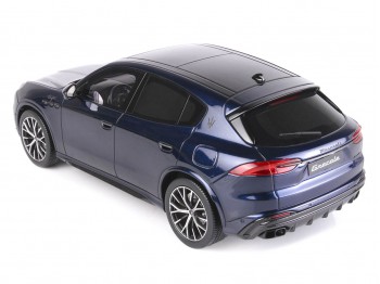 Maserati Grecale Trofeo BBR Models 1/18 P18220D Metallic Nobile Blue with display case