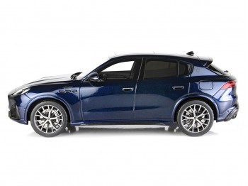 Maserati Grecale Trofeo BBR Models 1/18 P18220D Metallic Nobile Blue with display case
