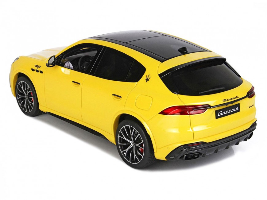 Maserati Grecale Trofeo BBR Models 1/18 P18220A Giallo Modenese Tristrato Metallizzato con vetrina