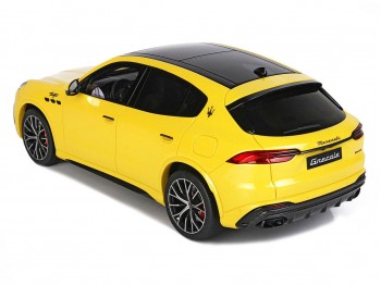 Maserati Grecale Trofeo BBR Models 1/18 P18220A Giallo Modenese Tristrato Metallizzato con vetrina