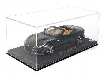 Ferrari Portofino M Spider BBR Models 1/18 P18193C Verde British Metallizzato con vetrina
