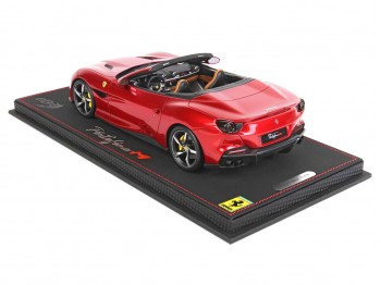 Ferrari Portofino M Spider BBR Models 1/18 P18193D Rosso Portofino Metallizzato con vetrina