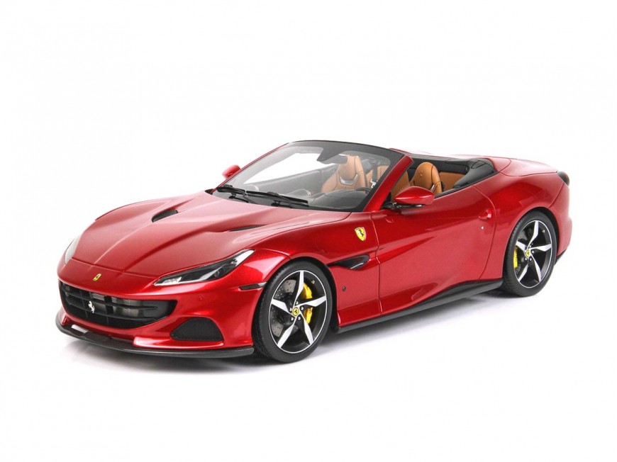 Ferrari Portofino M Spider BBR Models 1/18 P18193D Rosso Portofino Metallizzato con vetrina