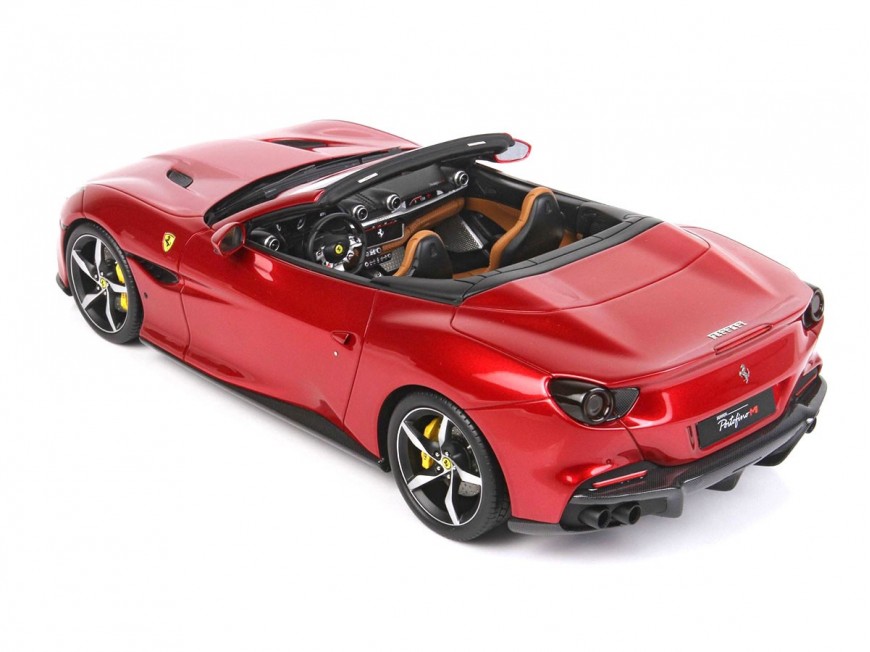 Ferrari Portofino M Spider BBR Models 1/18 P18193D Rosso Portofino Metallizzato con vetrina