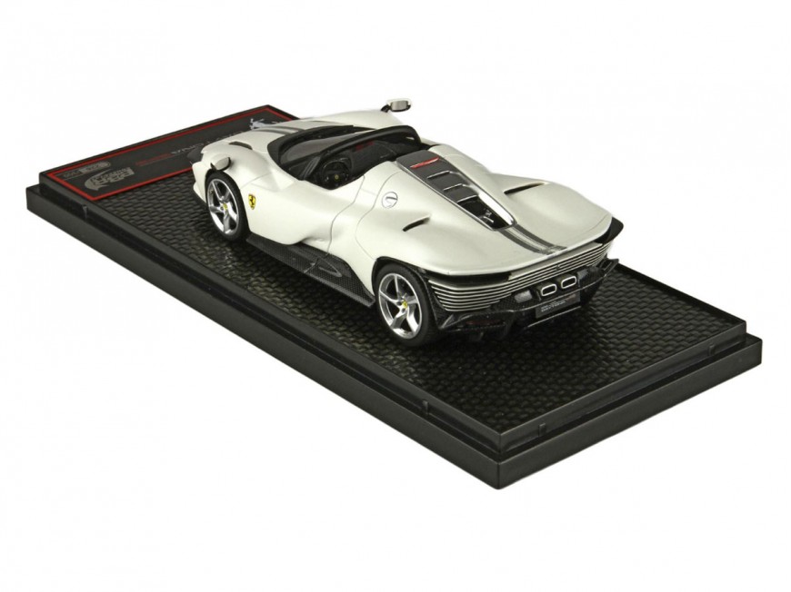 Ferrari Daytona SP3 Icona Spider BBR Models 1/43 BBRC267B Bianco Italia Opaco Metallizzato