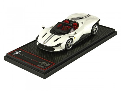 Ferrari Daytona SP3 Icona Spider BBR Models 1/43 BBRC267B Bianco Italia Opaco Metallizzato