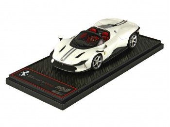 Ferrari Daytona SP3 Icona Spider BBR Models 1/43 BBRC267B Bianco Italia Opaco Metallizzato