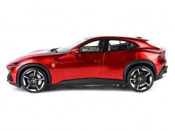 Ferrari Purosangue BBR Models 1/18 P18219I Rouge Magma Métallisé avec vitrine