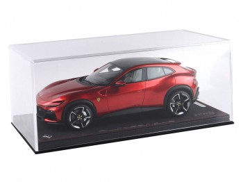 Ferrari Purosangue BBR Models 1/18 P18219I Rouge Magma Métallisé avec vitrine