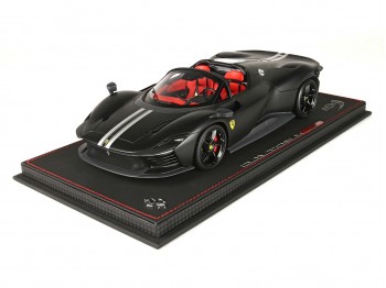 Ferrari Daytona SP3 Icona Spider BBR Models 1/18 P18214MB Nero Opaco con vetrina