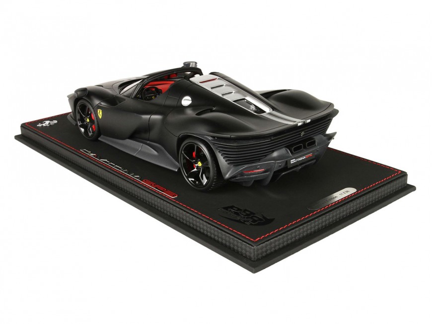 Ferrari Daytona SP3 Icona Spider BBR Models 1/18 P18214MB Nero Opaco con vetrina