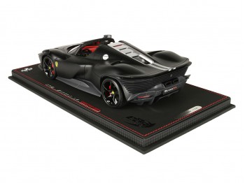 Ferrari Daytona SP3 Icona Spider BBR Models 1/18 P18214MB Nero Opaco con vetrina