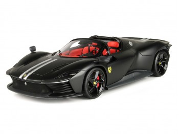 Ferrari Daytona SP3 Icona Spider BBR Models 1/18 P18214MB Nero Opaco con vetrina