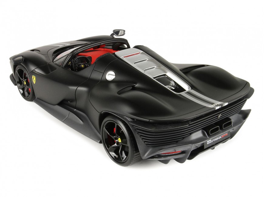 Ferrari Daytona SP3 Icona Spider BBR Models 1/18 P18214MB Nero Opaco con vetrina