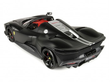 Ferrari Daytona SP3 Icona Spider BBR Models 1/18 P18214MB Nero Opaco con vetrina