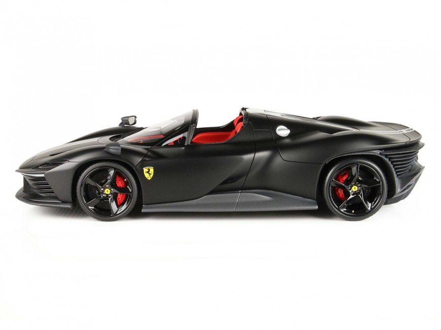 Ferrari Daytona SP3 Icona Spider BBR Models 1/18 P18214MB Nero Opaco con vetrina