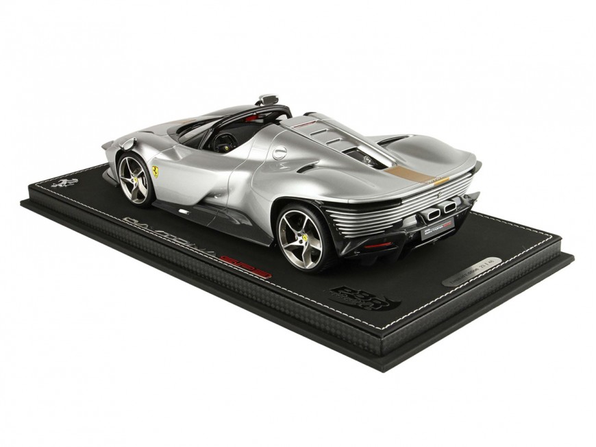 Ferrari Daytona SP3 Icona Spider BBR Models 1/18 P18214G Argento Nurburgring Metallizzato