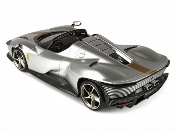 Ferrari Daytona SP3 Icona Spider BBR Models 1/18 P18214G Argento Nurburgring Metallizzato