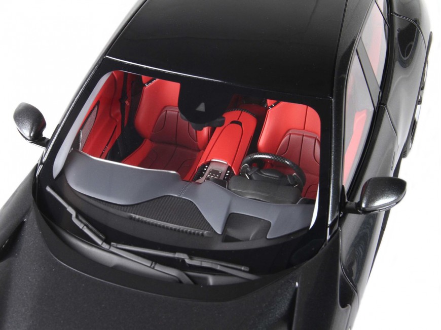 Ferrari Purosangue BBR Models 1/18 P18219A Metallic Silverstone Grey with display case
