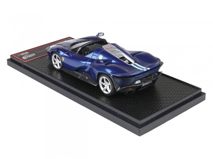 Ferrari Daytona SP3 Icona Spider BBR Models 1/43 BBRC267F Blu Abu Dhabi Metallizzato 2