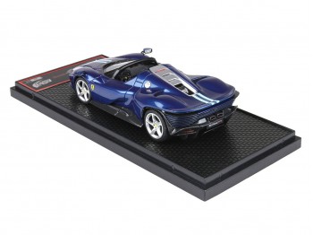 Ferrari Daytona SP3 Icona Spider BBR Models 1/43 BBRC267F Blu Abu Dhabi Metallizzato