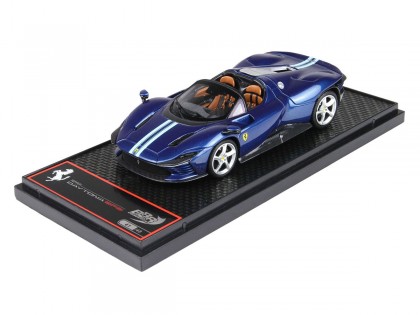 Ferrari Daytona SP3 Icona Spider BBR Models 1/43 BBRC267F Blu Abu Dhabi Metallizzato