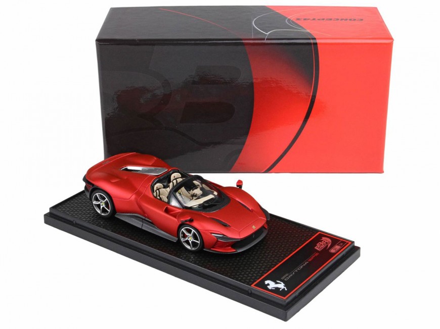 Ferrari Daytona SP3 Icona Spider BBR Models 1/43 BBRC267M Rosso Fuoco Opaco