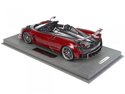 Pagani Huayra Roadster BC BBR Models 1/18 P18159C1 Special Metallic Red with display case 2