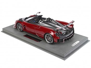 Pagani Huayra Roadster BC BBR Models 1/18 P18159C1 Rouge Métallisé Spécial avec vitrine