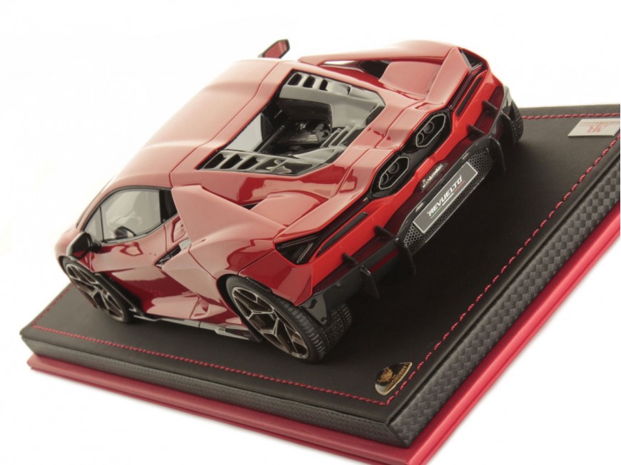 Lamborghini Revuelto MR Collection 1/18 LAMBO058SE Arancio Dac con vetrina