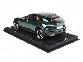 Ferrari Purosangue BBR Models 1/18 P18219 Metallic British Green with display case