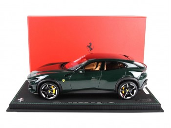 Ferrari Purosangue BBR Models 1/18 P18219 Metallic British Green with display case