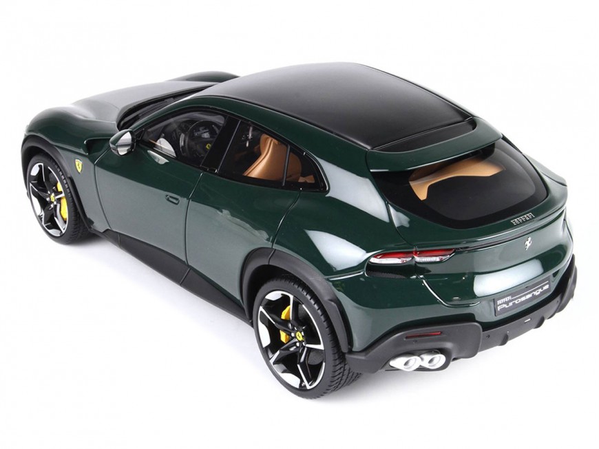 Ferrari Purosangue BBR Models 1/18 P18219 Metallic British Green with display case