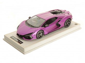 Lamborghini Revuelto MR Collection 1/18 LAMBO058SE4 Bast Pourpre avec vitrine