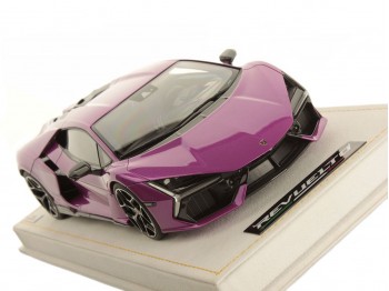 Lamborghini Revuelto MR Collection 1/18 LAMBO058SE4 Bast Pourpre avec vitrine