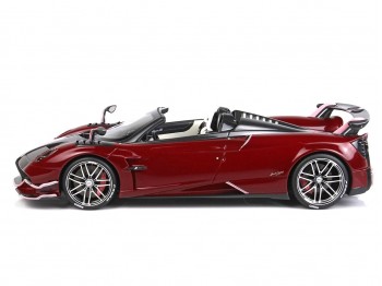 Pagani Huayra Roadster BC BBR Models 1/18 P18159C1 Rouge Métallisé Spécial avec vitrine