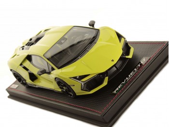 Lamborghini Revuelto MR Collection 1/18 LAMBO058SE2 Verde Scandal con vetrina