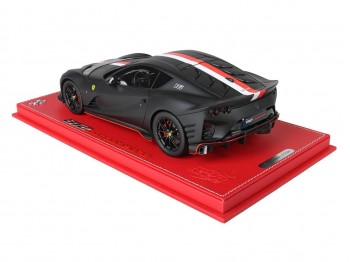 Ferrari 812 Competizione Charles Leclerc BBR Models 1/18 P18234 Nero Opaco con vetrina