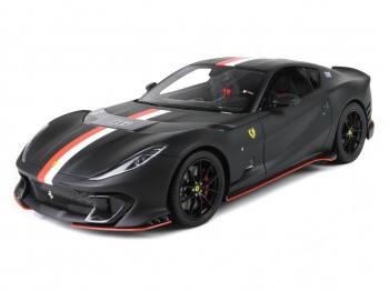 Ferrari 812 Competizione Charles Leclerc BBR Models 1/18 P18234 Nero Opaco con vetrina