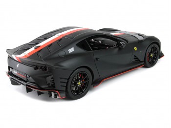 Ferrari 812 Competizione Charles Leclerc BBR Models 1/18 P18234 Nero Opaco con vetrina