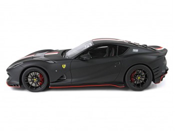 Ferrari 812 Competizione Charles Leclerc BBR Models 1/18 P18234 Nero Opaco con vetrina