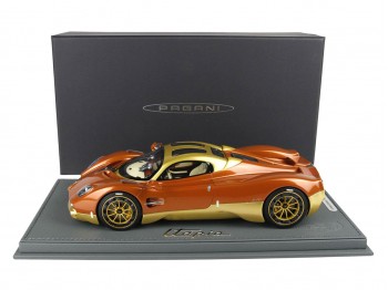 Pagani Utopia BBR Models 1/18 P18223D Metallic Bronze with display case