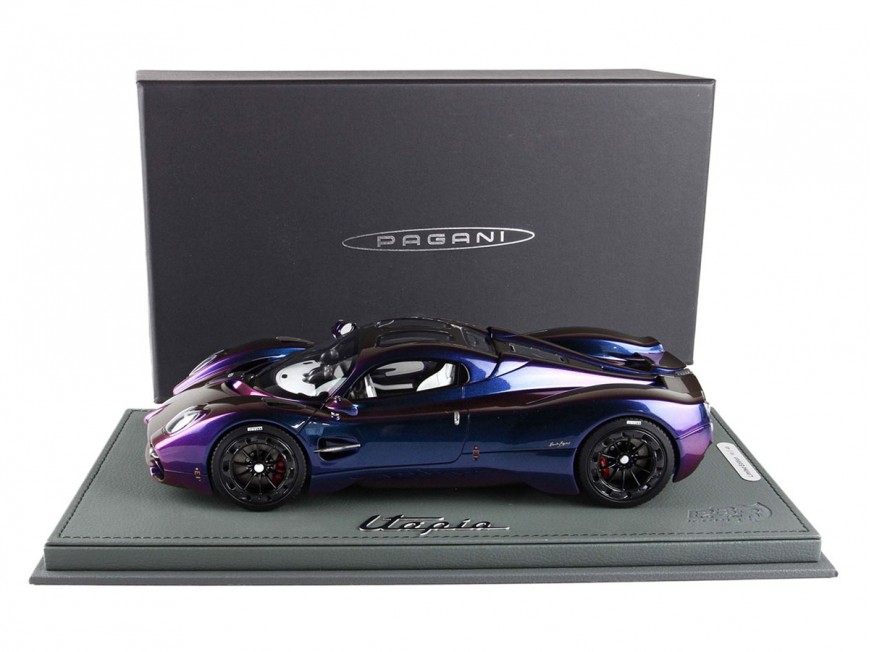 Pagani Utopia BBR Models 1/18 P18223CHA Camaleonte Metallizzato con vetrina