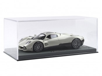 Pagani Utopia BBR Models 1/18 P18223B Grigio Rinascimento Metallizzato con vetrina
