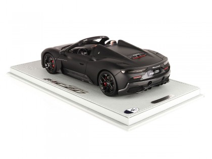 Maserati MC20 Cielo BBR Models 1/18 P18222MB Nero Opaco con vetrina 2