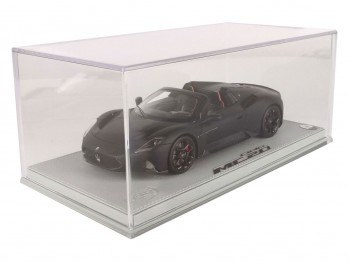Maserati MC20 Cielo BBR Models 1/18 P18222MB Nero Opaco con vetrina