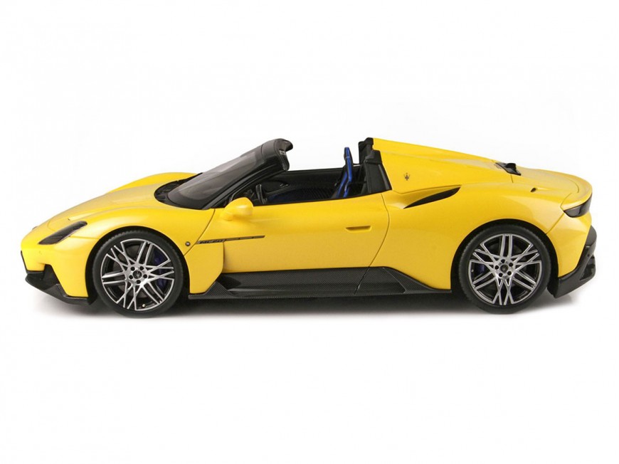 Maserati MC20 Cielo BBR Models 1/18 P18222C Giallo Genio Metallizzato con vetrina