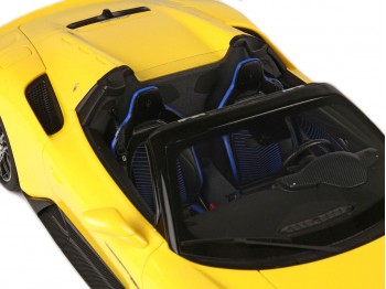 Maserati MC20 Cielo BBR Models 1/18 P18222C Giallo Genio Metallizzato con vetrina